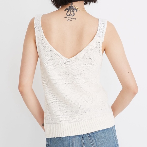 NWT: Madewell Crochet-Strap Sweater Tank - Picture 3 of 7